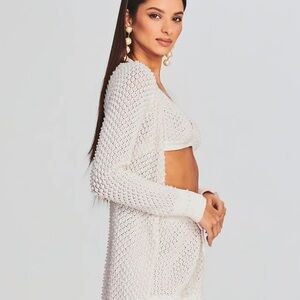 New Retrofete Haifa pearl embellished cardigan